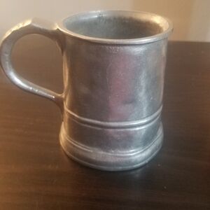 Vintage Pewter 4 inch mug